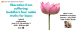 White background with a pink lotus flower with a green stem. To the left of the flower, blue text reads "Liberation from Suffering: 4 Noble Truths for BIPOC. Hybrid Wednesdays. June 5, 12, 26 and July 3. 6:30-8:30 pm." Below are black icons for Closed Captions, wheelchair, and a mask. To the right of the flower, black text reads: "EBMC's Basic Buddhist Curriculum. January to July 2024 with Mushim Ikeda. A photo of smiling Mushim is below.